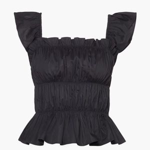 Ruffle peplum top